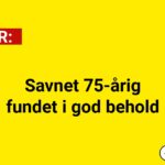 Savnet 75-årig fundet i god behold