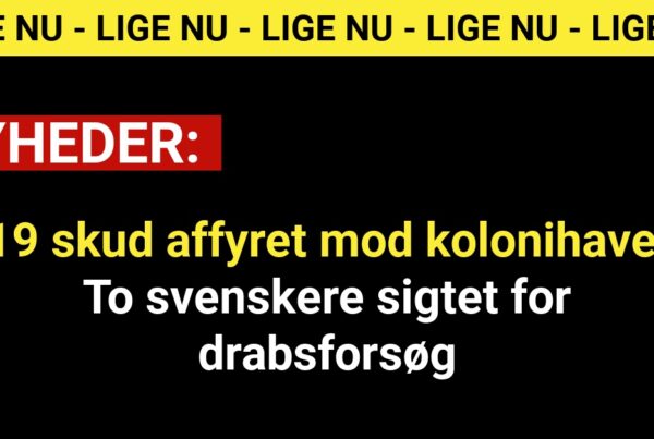 19 skud affyret mod kolonihave: To svenskere sigtet for drabsforsøg