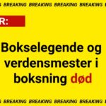 Bokselegende og verdensmester i boksning død
