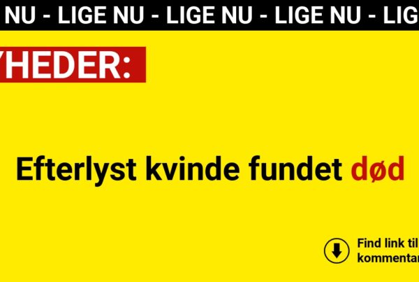 Efterlyst kvinde fundet død