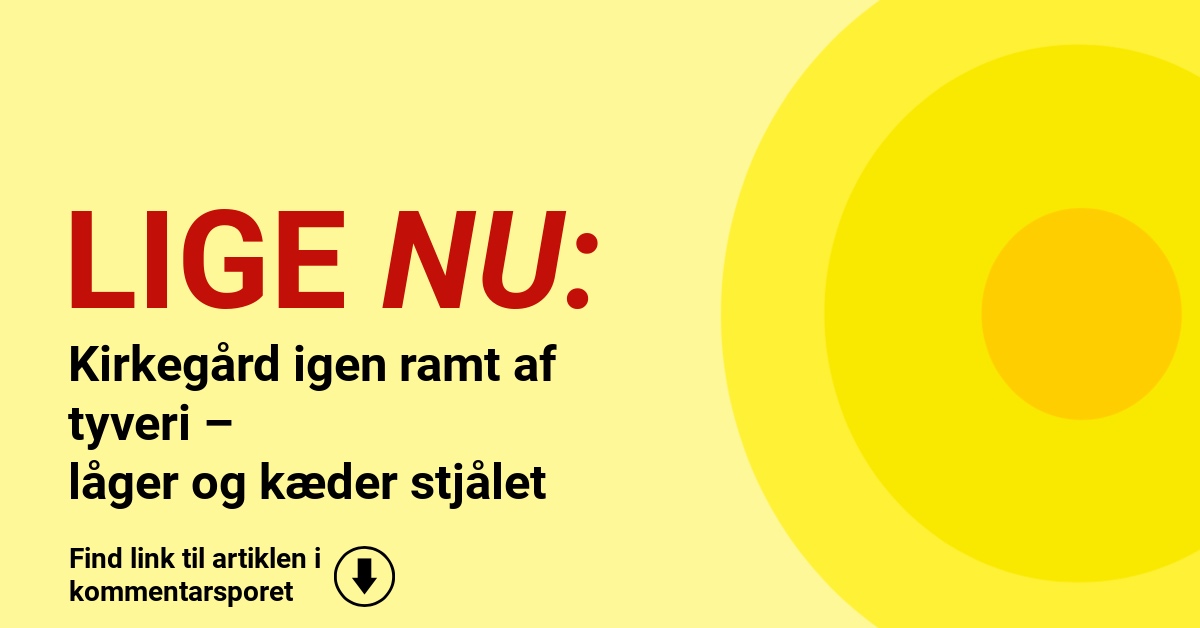 Kirkegård igen ramt af tyveri – låger og kæder stjålet