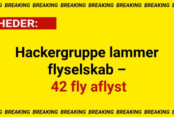 BREAKING: Hackergruppe lammer flyselskab – 42 fly aflyst