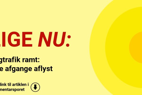 Togtrafik ramt: Alle afgange aflyst