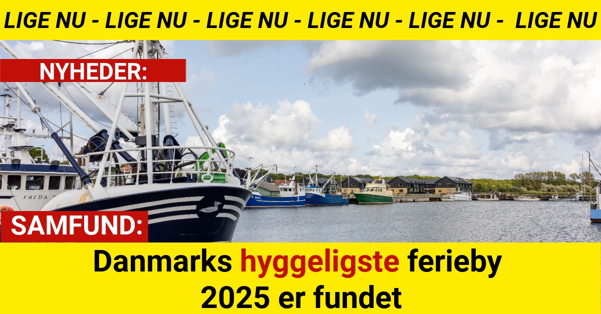 Danmarks hyggeligste ferieby 2025 er fundet