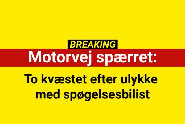 To kvæstet efter ulykke med spøgelsesbilist