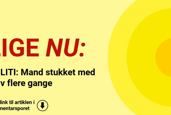 POLITI: Mand stukket med kniv flere gange