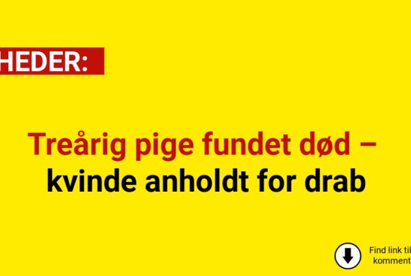 Treårig pige fundet død – kvinde anholdt for drab