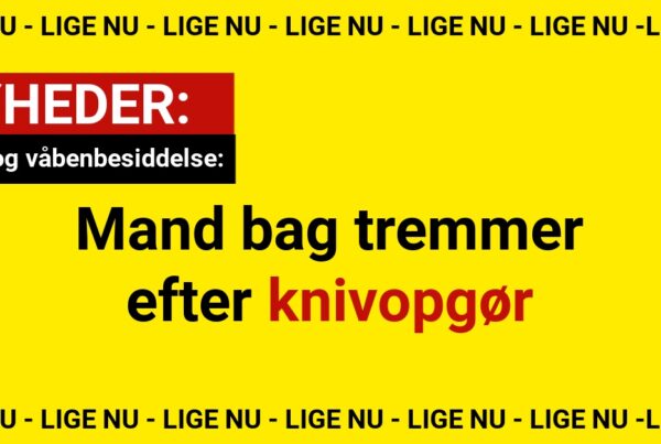 Vold og våbenbesiddelse: Mand bag tremmer efter knivopgør