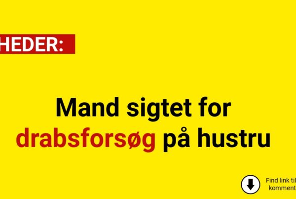 Mand sigtet for drabsforsøg på hustru