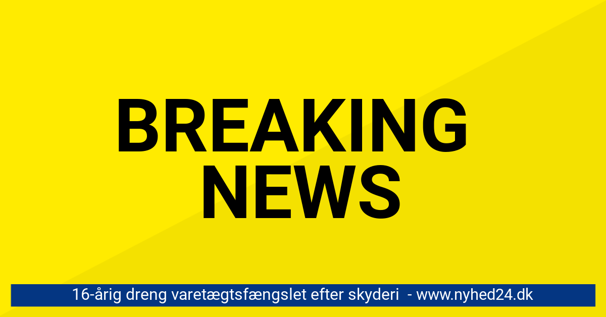 16-årig dreng varetægtsfængslet efter skyderi