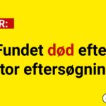 Fundet død efter stor eftersøgning