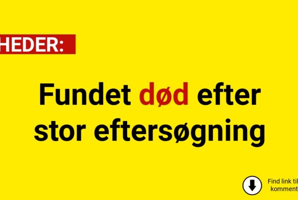 Fundet død efter stor eftersøgning