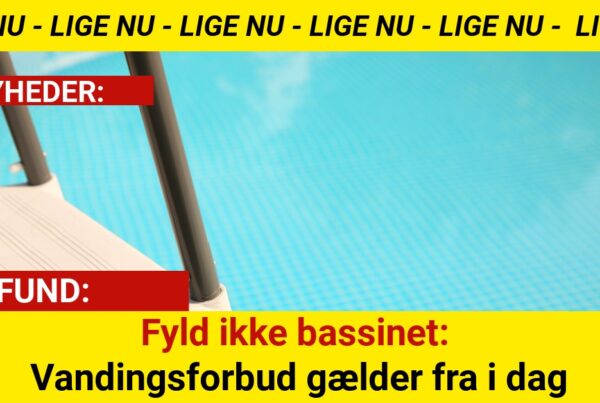 Fyld ikke bassinet: Vandingsforbud gælder fra i dag