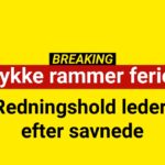Ulykke rammer ferieø – redningshold leder efter savnede