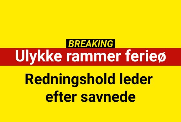 Ulykke rammer ferieø – redningshold leder efter savnede