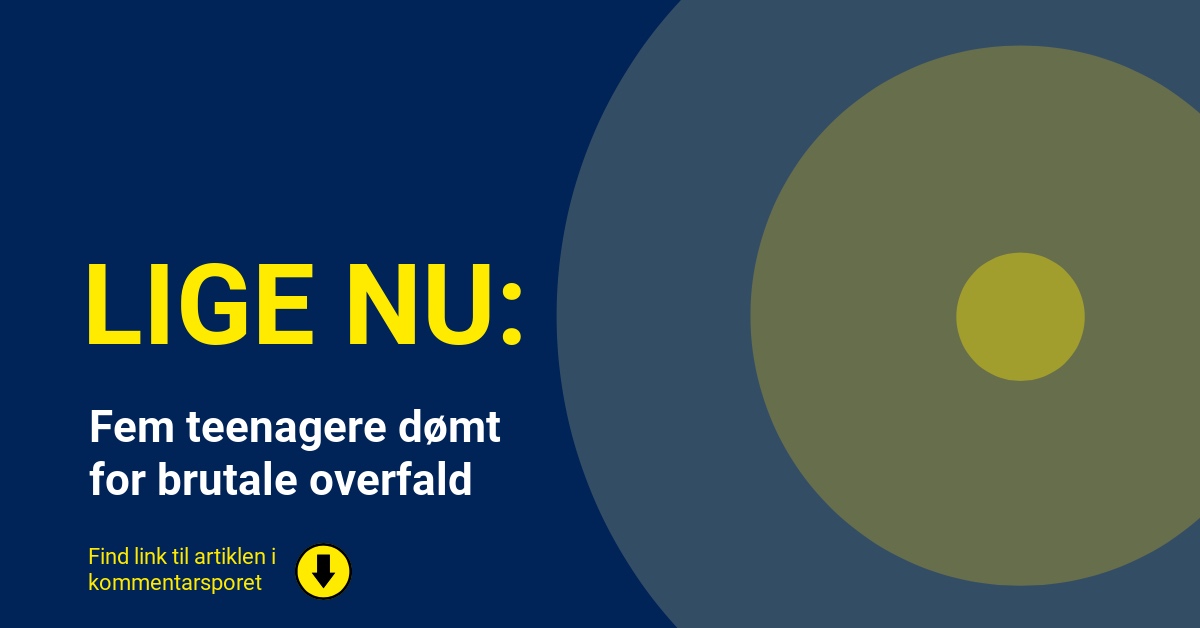 Fem teenagere dømt for brutale overfald