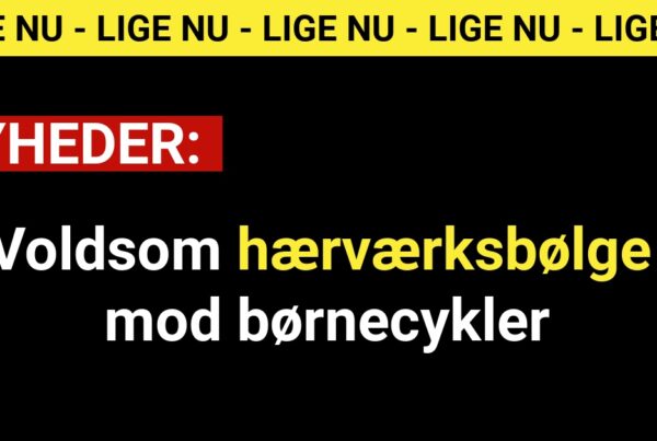 Voldsom hærværksbølge mod børnecykler