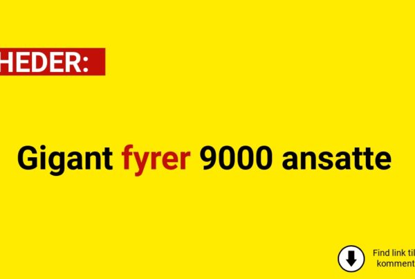 Gigant fyrer 9000 ansatte