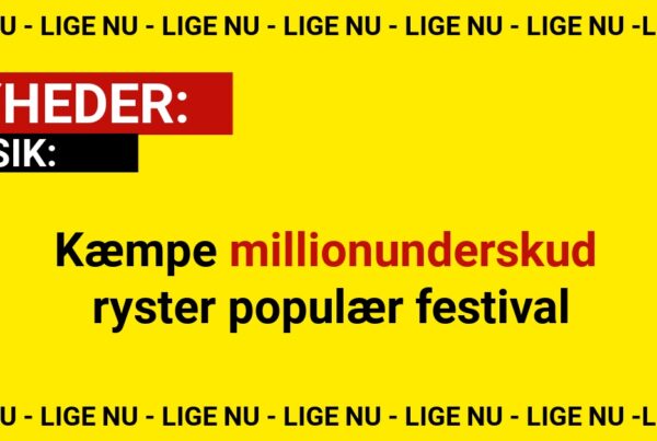 Kæmpe millionunderskud ryster populær festival