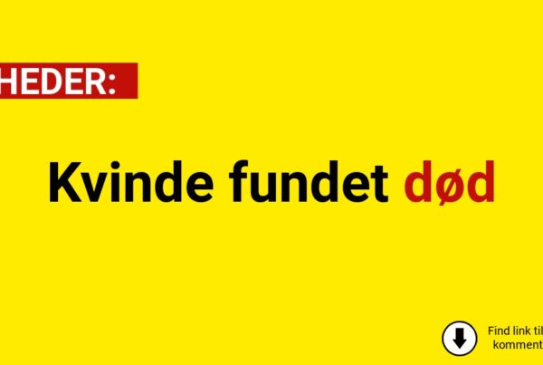 Kvinde fundet død