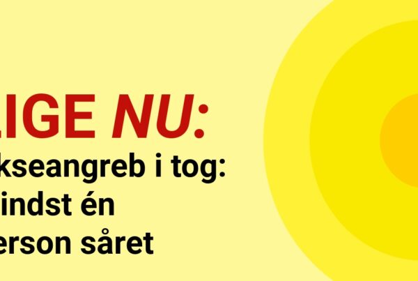 Økseangreb i tog: Mindst én person såret