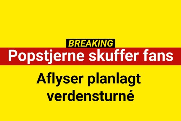 Popstjerne skuffer fans – aflyser planlagt verdensturné