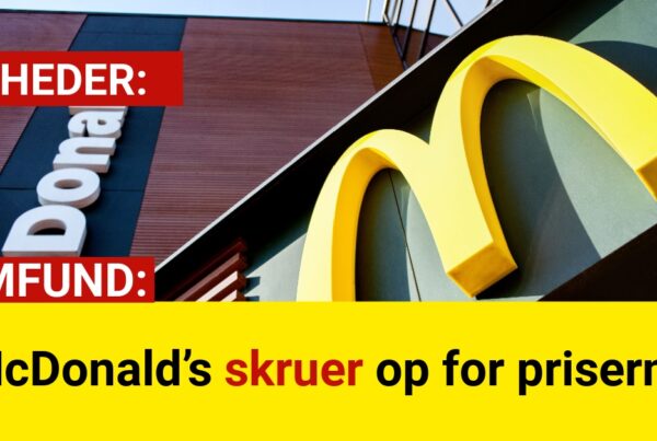 McDonald’s skruer op for priserne