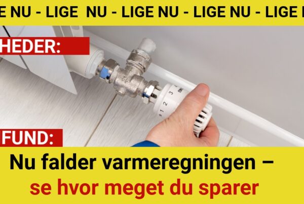 Nu falder varmeregningen – se hvor meget du sparer