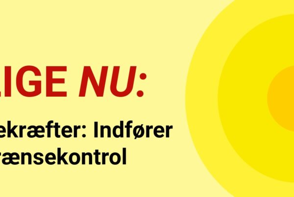 Bekræfter: Indfører grænsekontrol