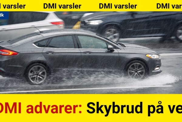 DMI advarer: Skybrud på vej