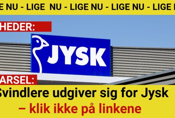 Svindlere udgiver sig for Jysk – klik ikke på linkene