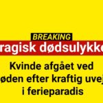 Kvinde afgået ved døden efter kraftig uvejr i ferieparadis