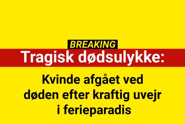Kvinde afgået ved døden efter kraftig uvejr i ferieparadis