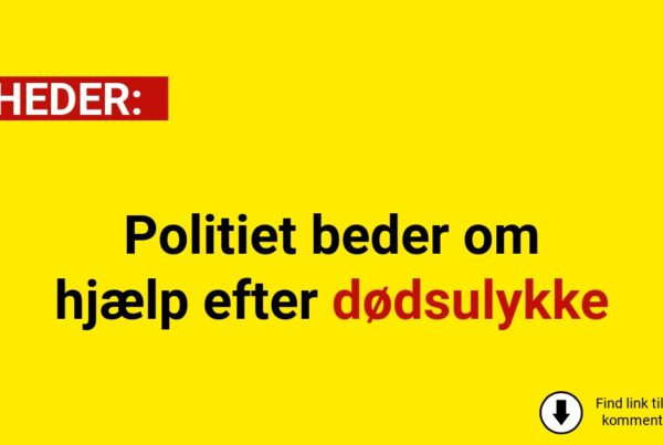 Politiet beder om hjælp efter dødsulykke