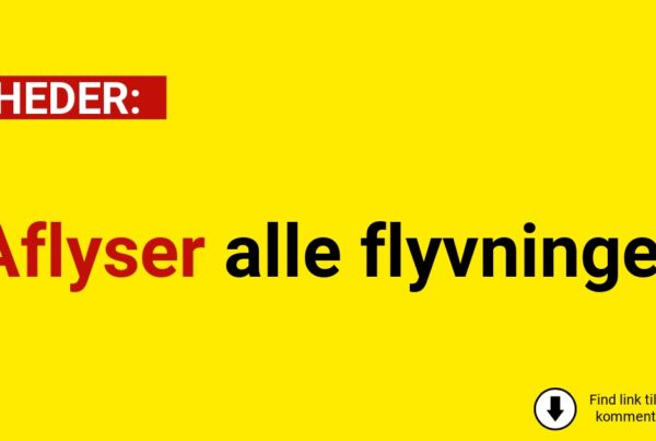 Aflyser alle flyvninger