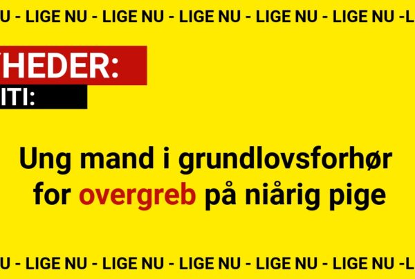 Ung mand i grundlovsforhør for overgreb på niårig pige