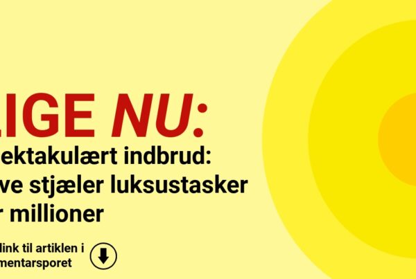 Spektakulært indbrud: Tyve stjæler luksustasker for millioner