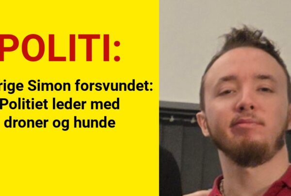 28-årige Simon forsvundet: Politiet leder med droner og hunde