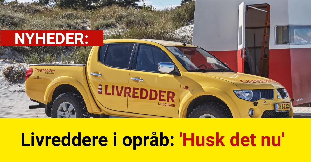 Livreddere i opråb: 'Husk det nu'