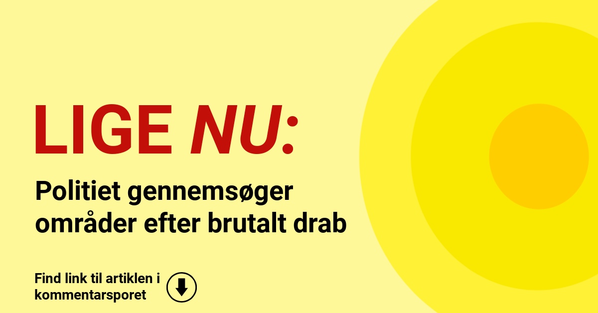 Politiet gennemsøger områder efter brutalt drab