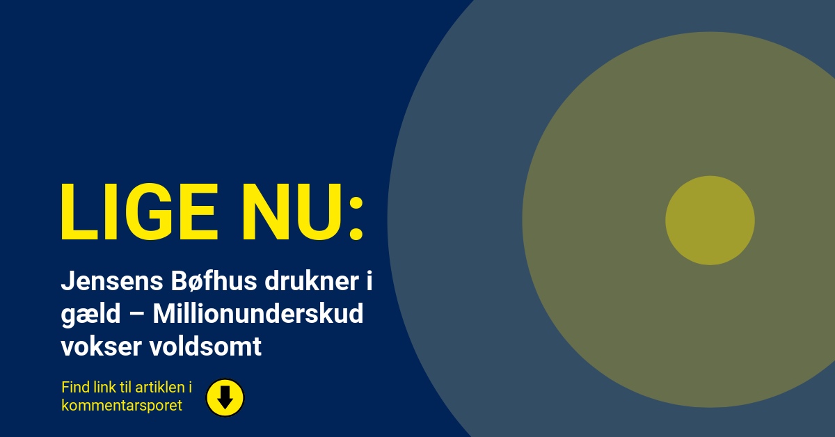 Jensens Bøfhus drukner i gæld – Millionunderskud vokser voldsomt