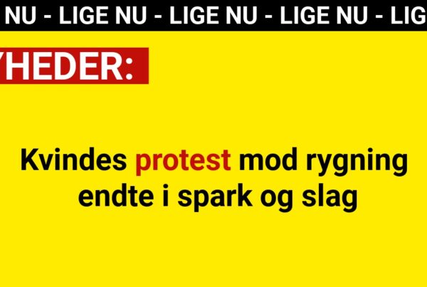 Kvindes protest mod rygning endte i spark og slag