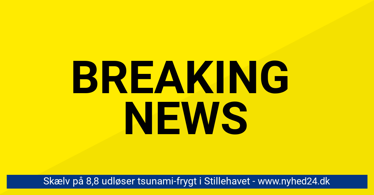 Skælv på 8,8 udløser tsunami-frygt i Stillehavet