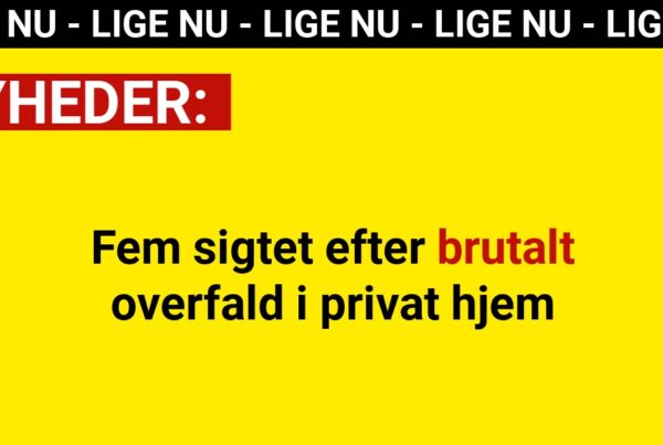 Fem sigtet efter brutalt overfald i privat hjem