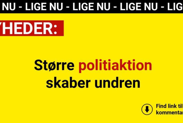 Større politiaktion skaber undren
