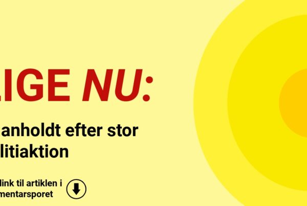 Ni anholdt efter stor politiaktion