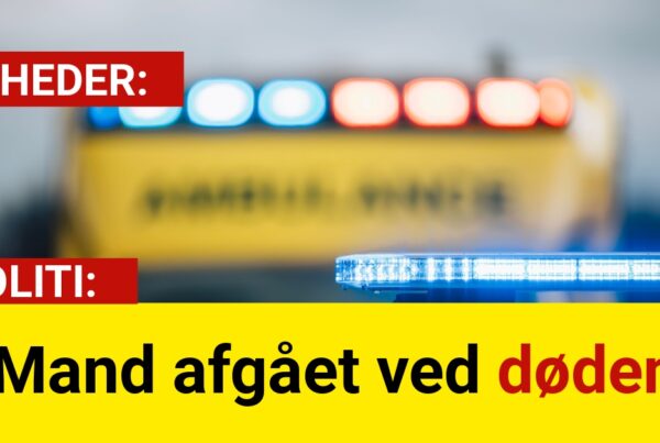 Politiet bekræfter: Mand afgået ved døden