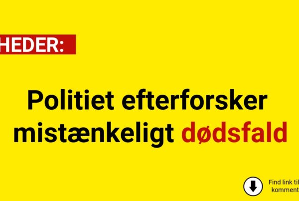 Politiet efterforsker mistænkeligt dødsfald