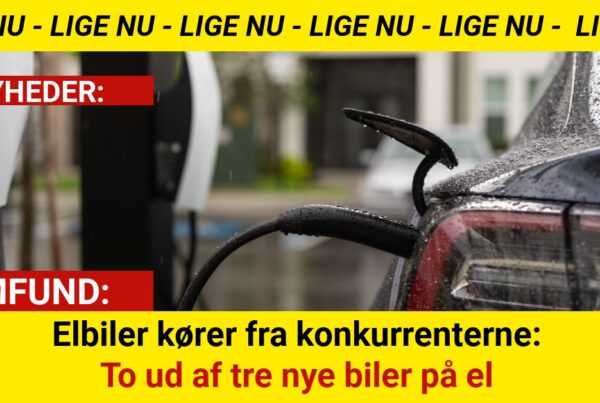 Elbiler kører fra konkurrenterne: To ud af tre nye biler på el