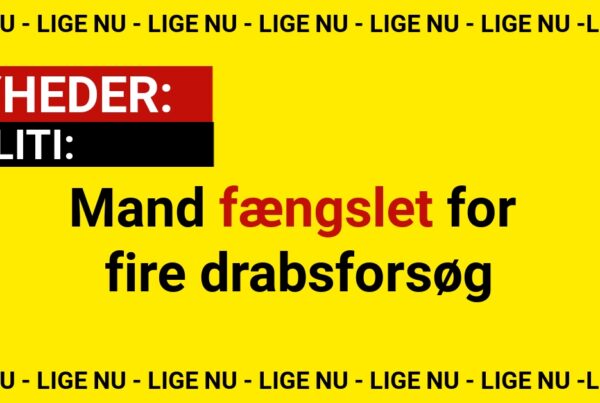 Mand fængslet for fire drabsforsøg